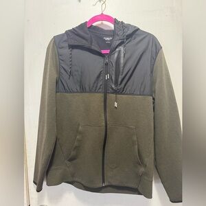 Old navy men’s small green and black active jacket